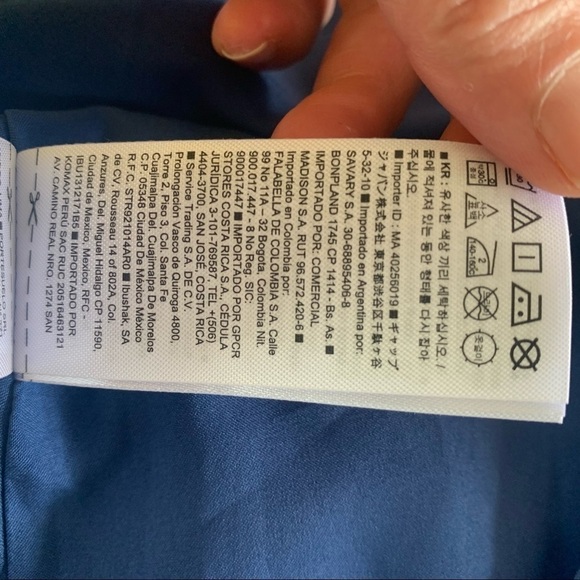 GAP Blue/Red Floral Print Maxi Skirt Size XS - Picture 11 of 14